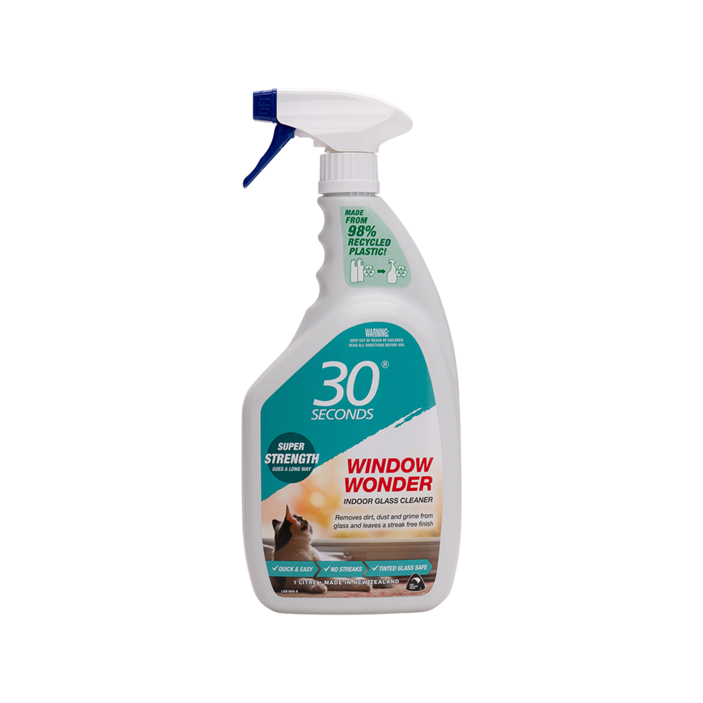 30 Seconds Indoor Window Wonder Glass Cleaner - 1L