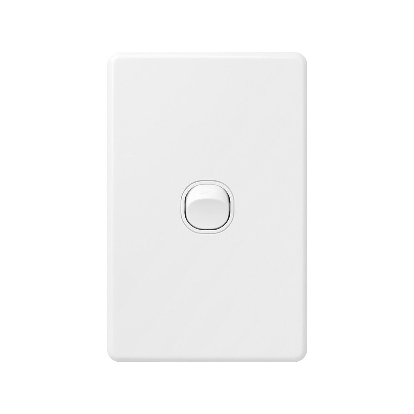 Deta X6 White Single Vertical Switch - 1 Gang
