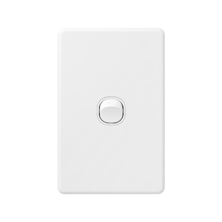 DETA X6 Gloss White Single Vertical Switch
