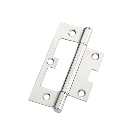 Lane 90mm Polished Chrome Easy Fit Fixed Pin Easy Fit Hinge