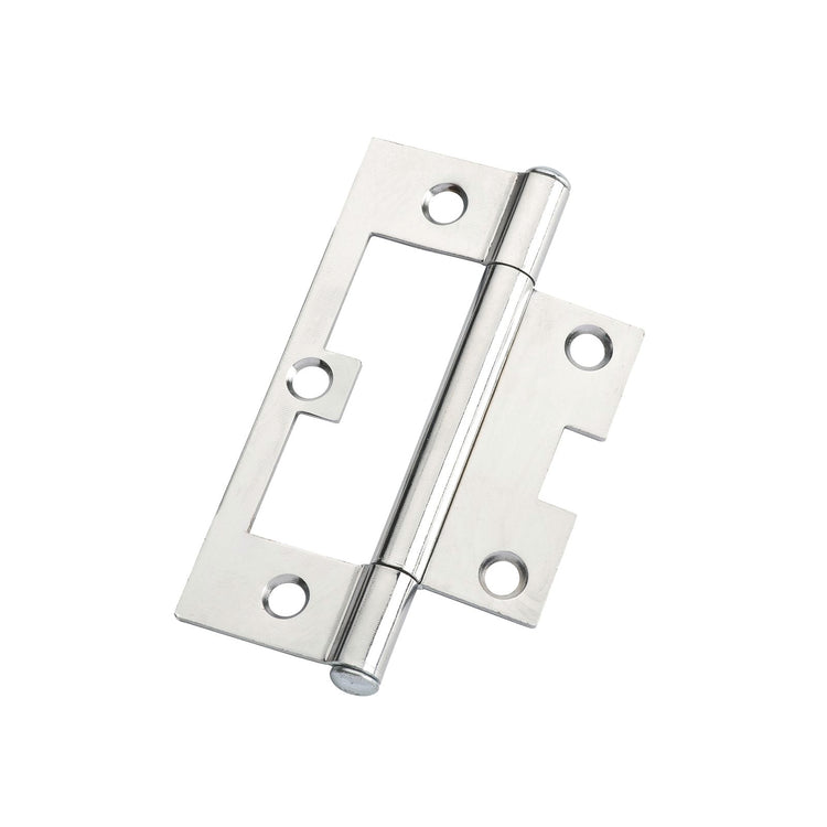 Lane 90 x 54 x 1.6mm Polished Chrome Easy Fit Fixed Pin Hinge