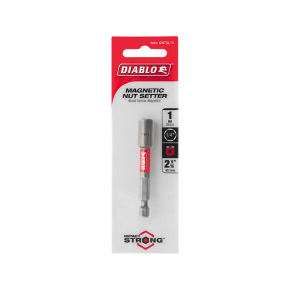 Diablo Magnetic Nut Setter - 1/4" - 65mm