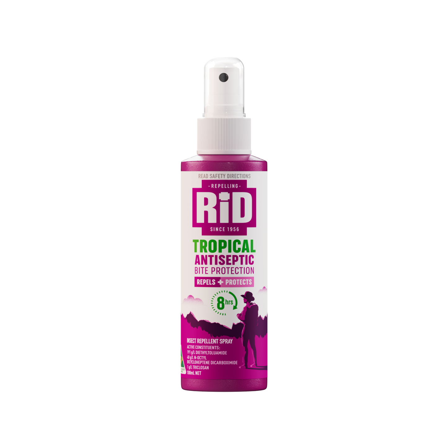 RID Tropical Antiseptic Bite Protection Spray - 100ml