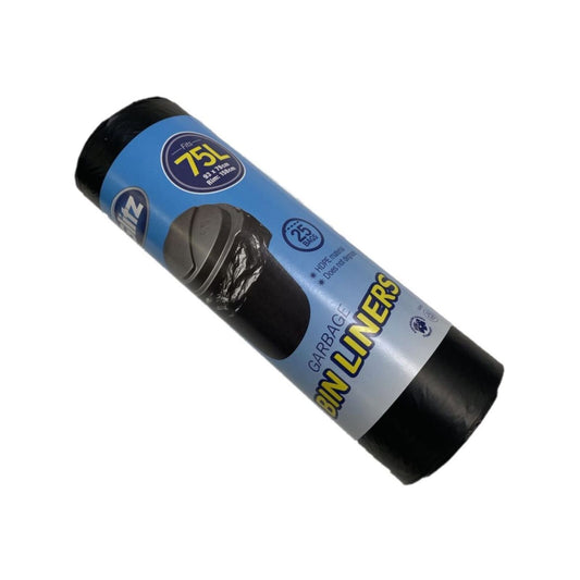Glitz 75L Garbage Bin Liners - 25 Pack