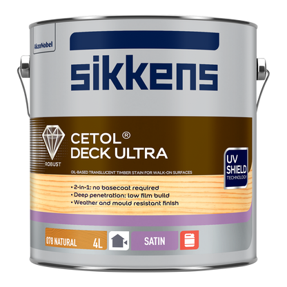 Sikkens Natural Cetol Deck Ultra - 4L