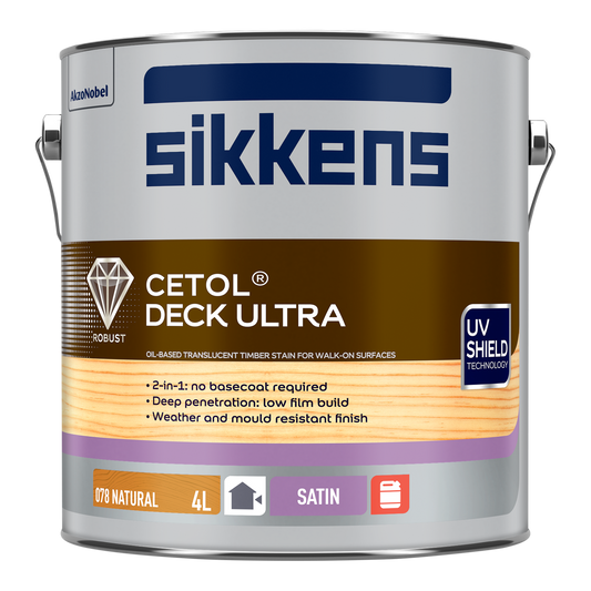 Sikkens Natural Cetol Deck Ultra - 4L