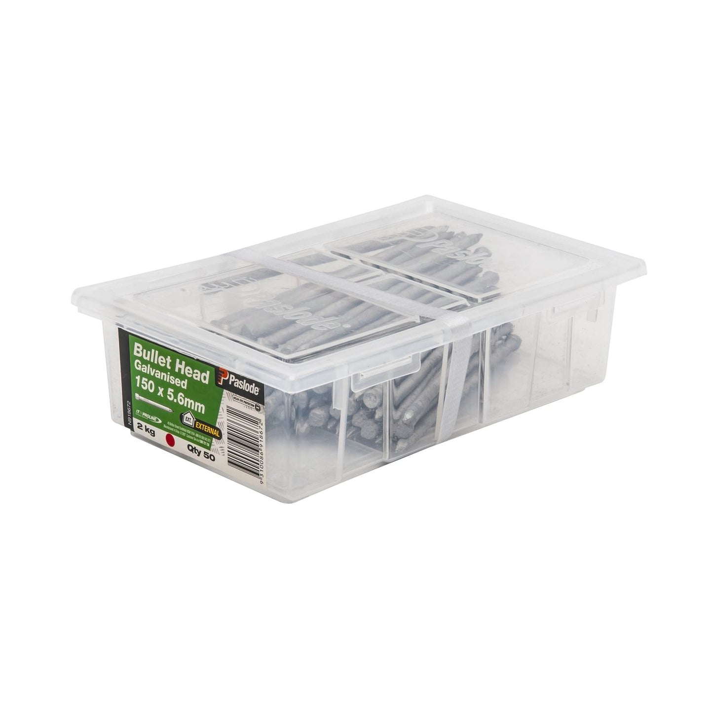 Paslode Bullet Head Galvanised Nails - 150 x 5.6mm - 500g