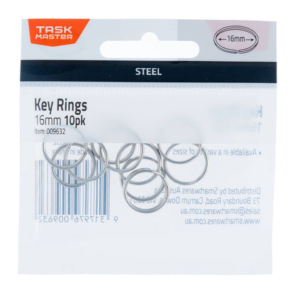 Taskmaster Key Ring - 16mm - 10 Pack