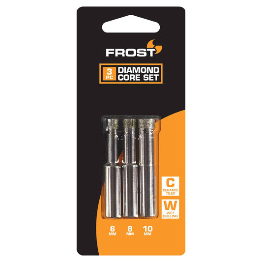 Frost Diamond Core Bit Set - 6,8,10mm - 3 Piece
