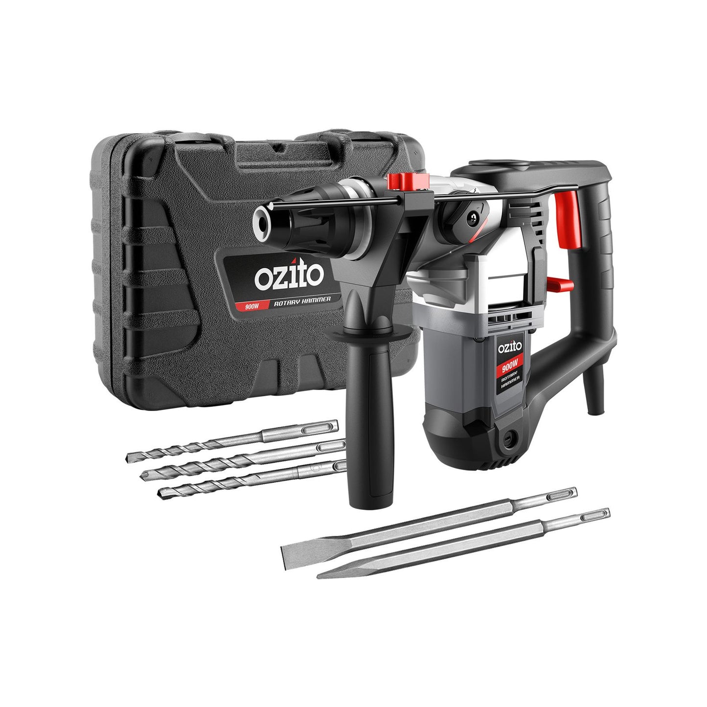 Ozito Rotary Hammer Drill Kit - 900W - RHD-9035