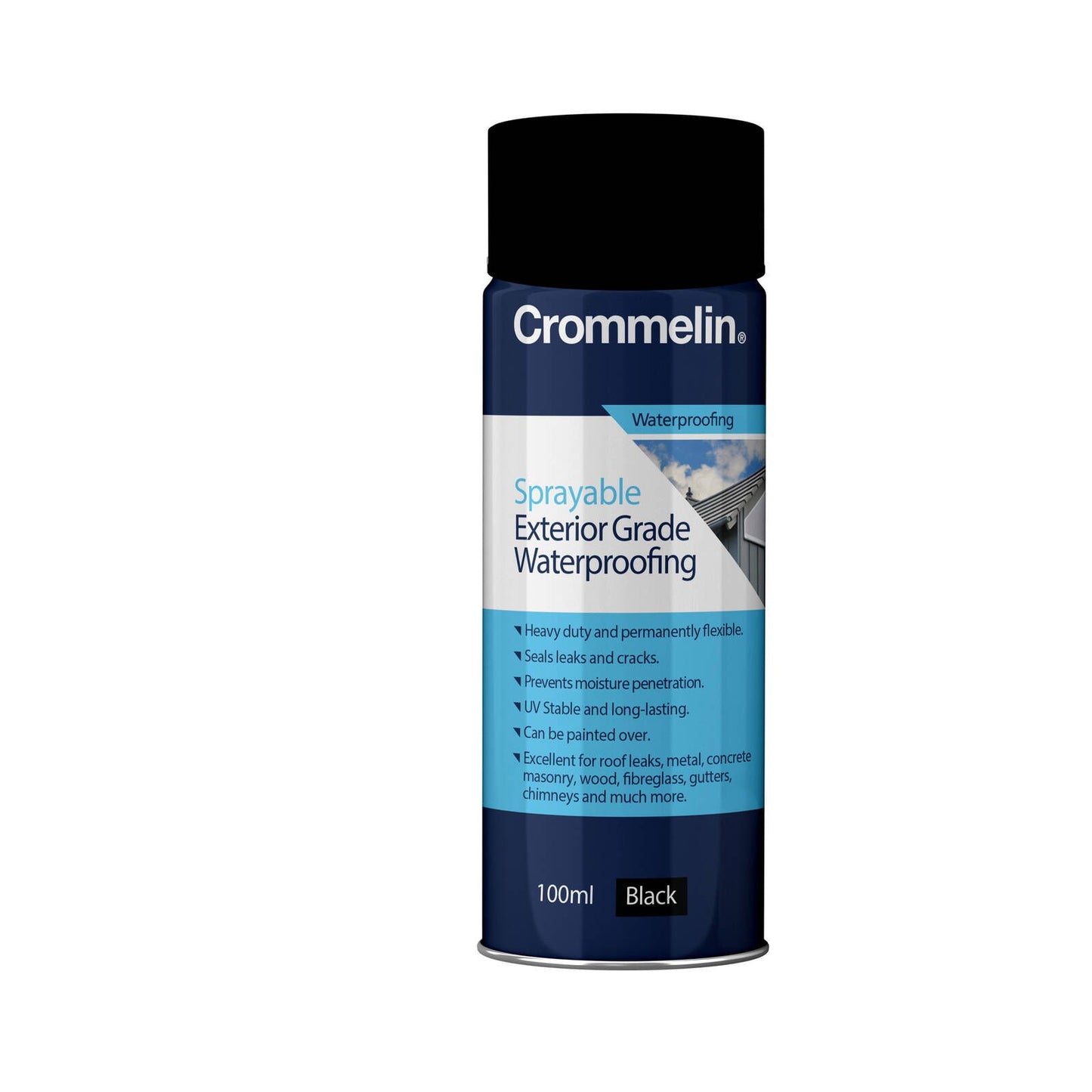 Crommelin Sprayable Waterproofing - 100ml - Black