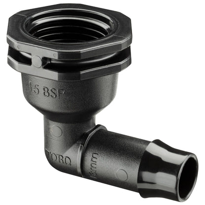 Toro Barbed Female Threaded Elbow - 13 x 15mm