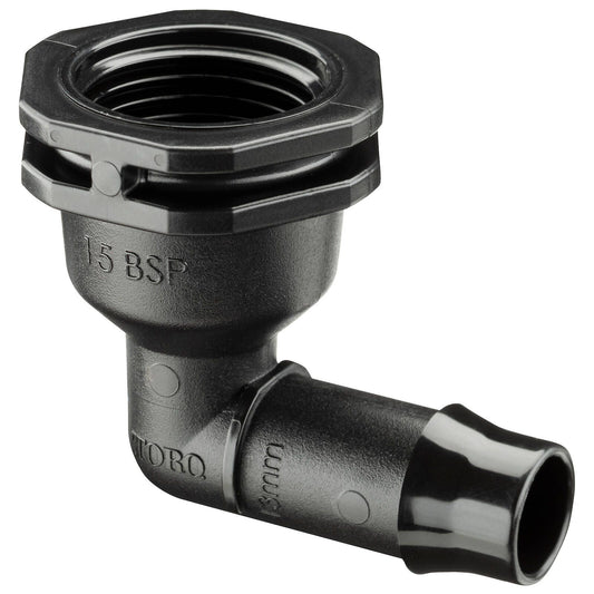 Toro Barbed Female Threaded Elbow - 13 x 15mm