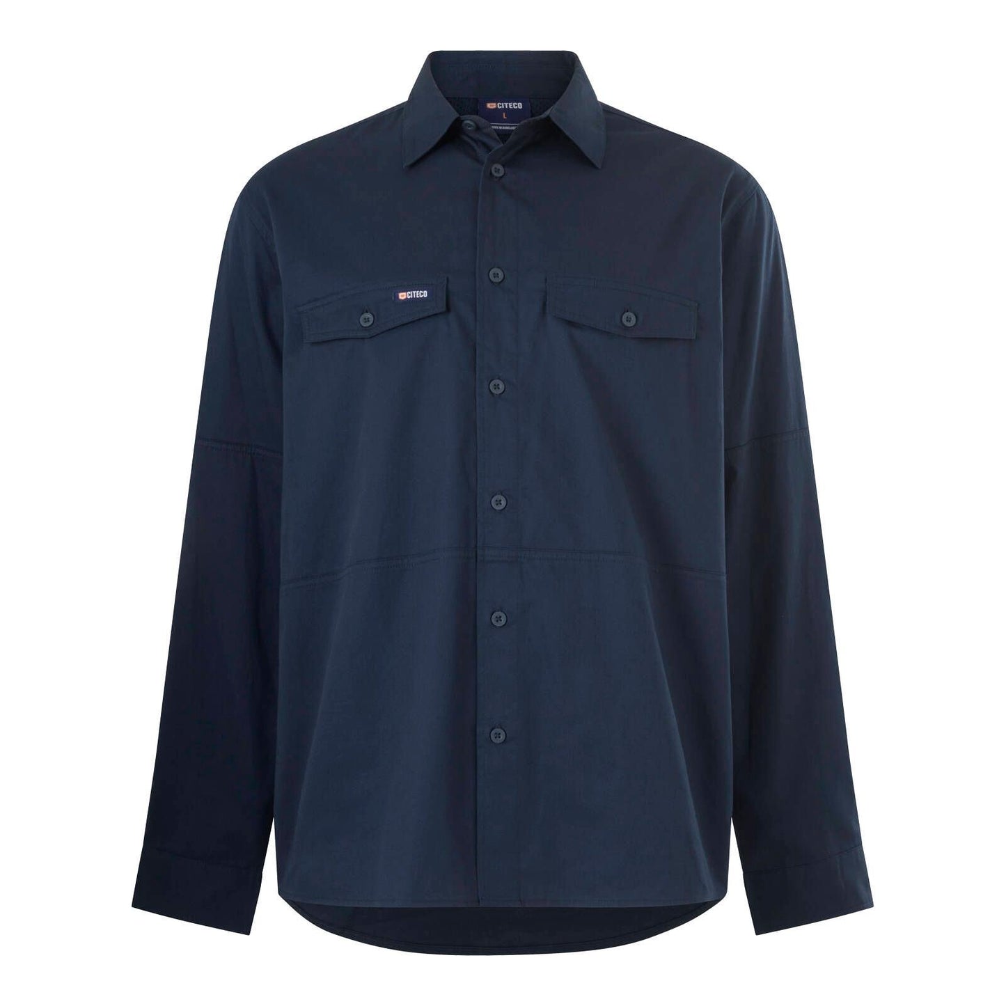 Citeco 2XL Navy Long Sleeve Shirt