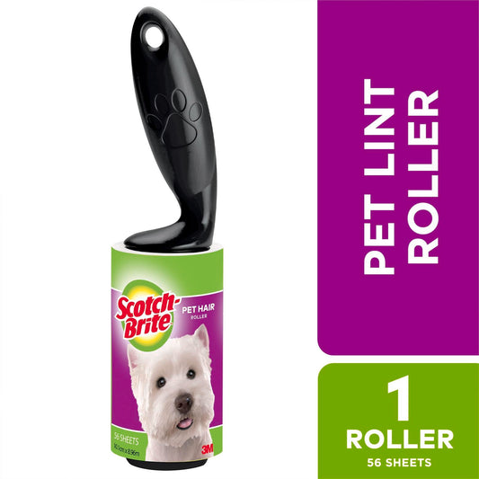 ScotchBrite Pet Hair Lint Roller - 56 Sheet