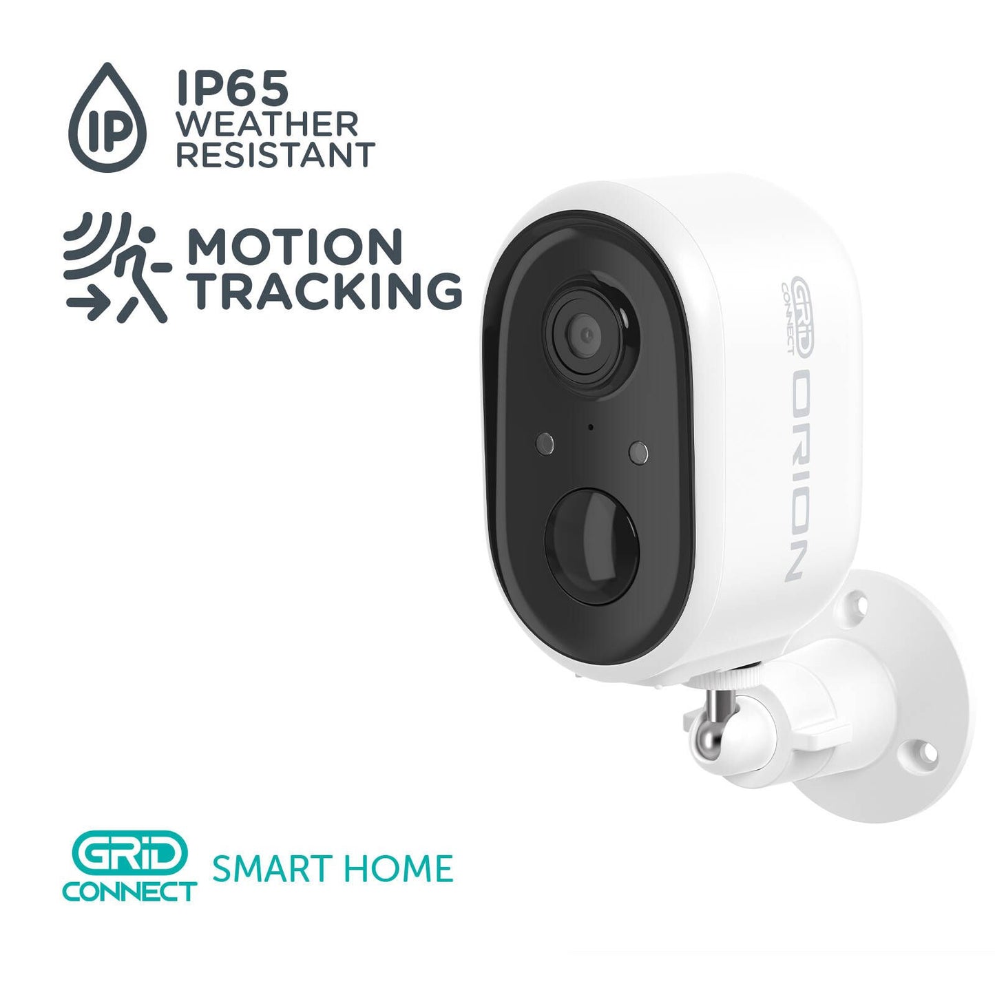 Orion Grid Connect Smart Wireless Security Camera - 3MP - 2K - White