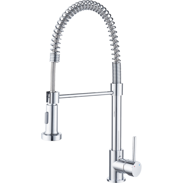 Estilo Chrome 35mm Coil Dual Function Tall Pull Down Sink Mixer