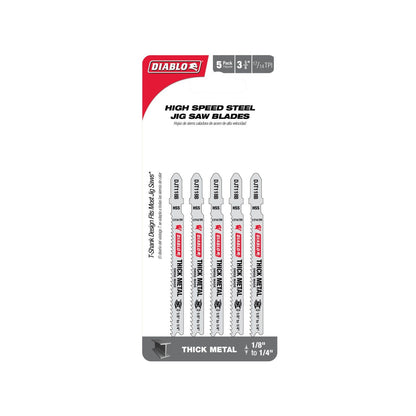 Diablo Jig Saw Blade - HSS - 92mm - 5 Pack