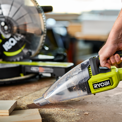 Ryobi Hand Vacuum - 18V One - 600ml - HEPA - Tool Only