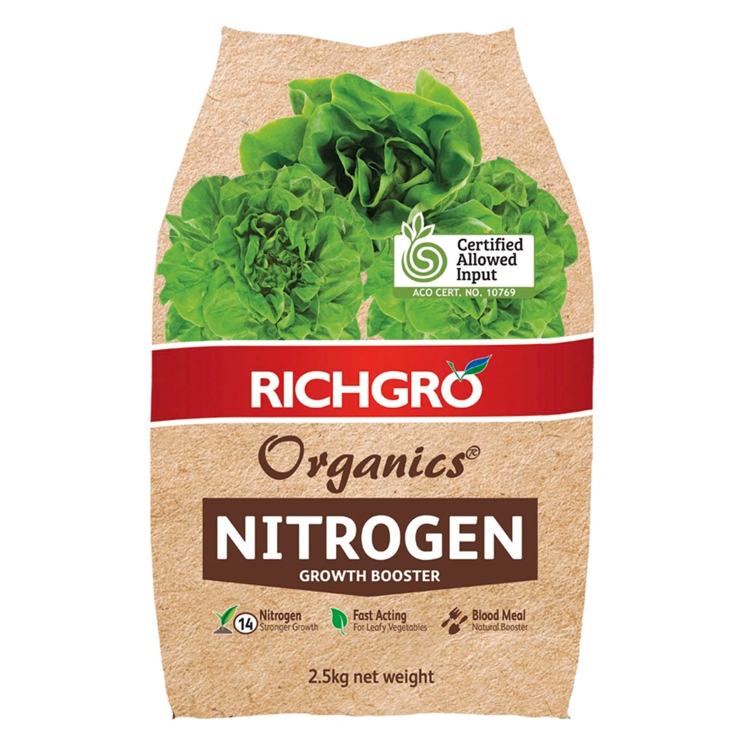 Richgro Organics Nitrogen Growth Booster 2.5kg