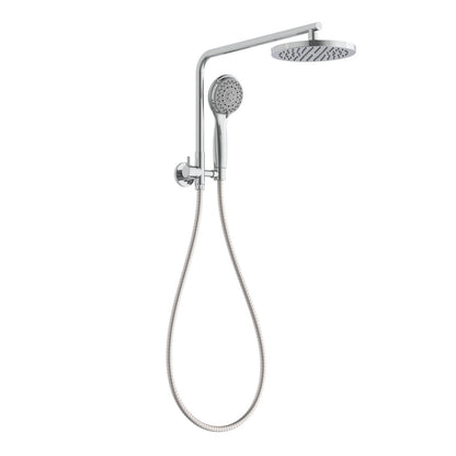 Estilo 3 Function 1/2 Twin Rail Shower Set Chrome