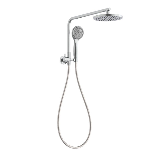 Estilo 3 Function 1/2 Twin Rail Shower Set Chrome