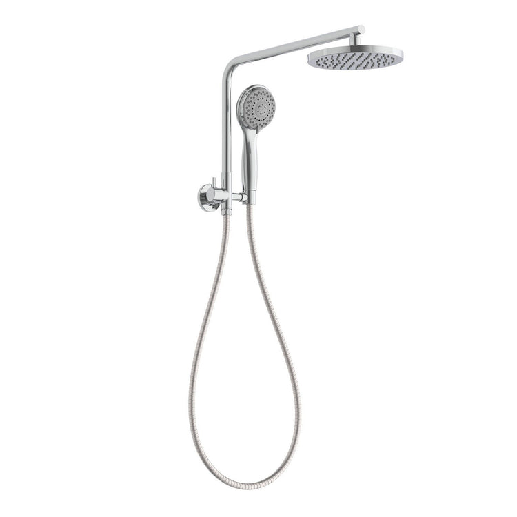 Estilo Chrome 3 Function 1 2 Twin Rail Shower Set