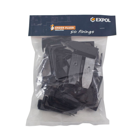 Expol L Bracket Insulation Panel Fixings - 50 Pack