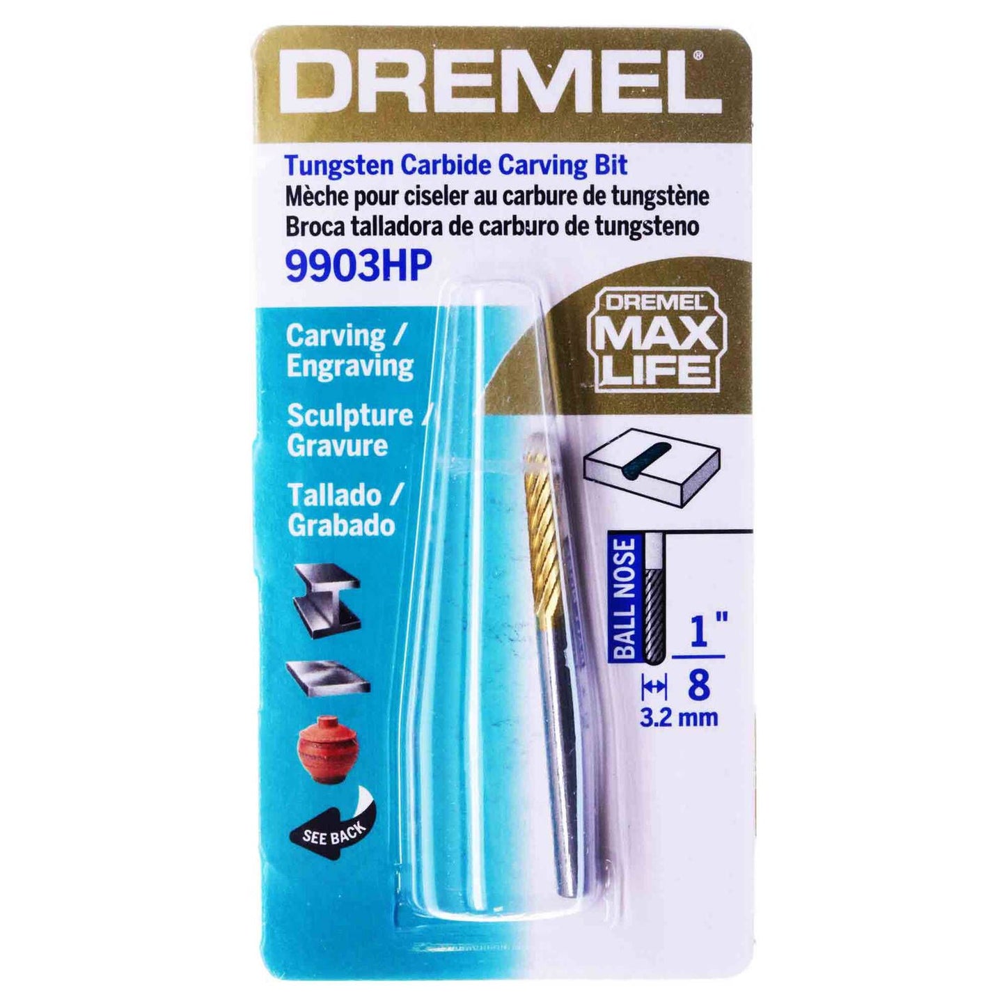 Dremel Max Tungsten Carbide Cutter - 2mm