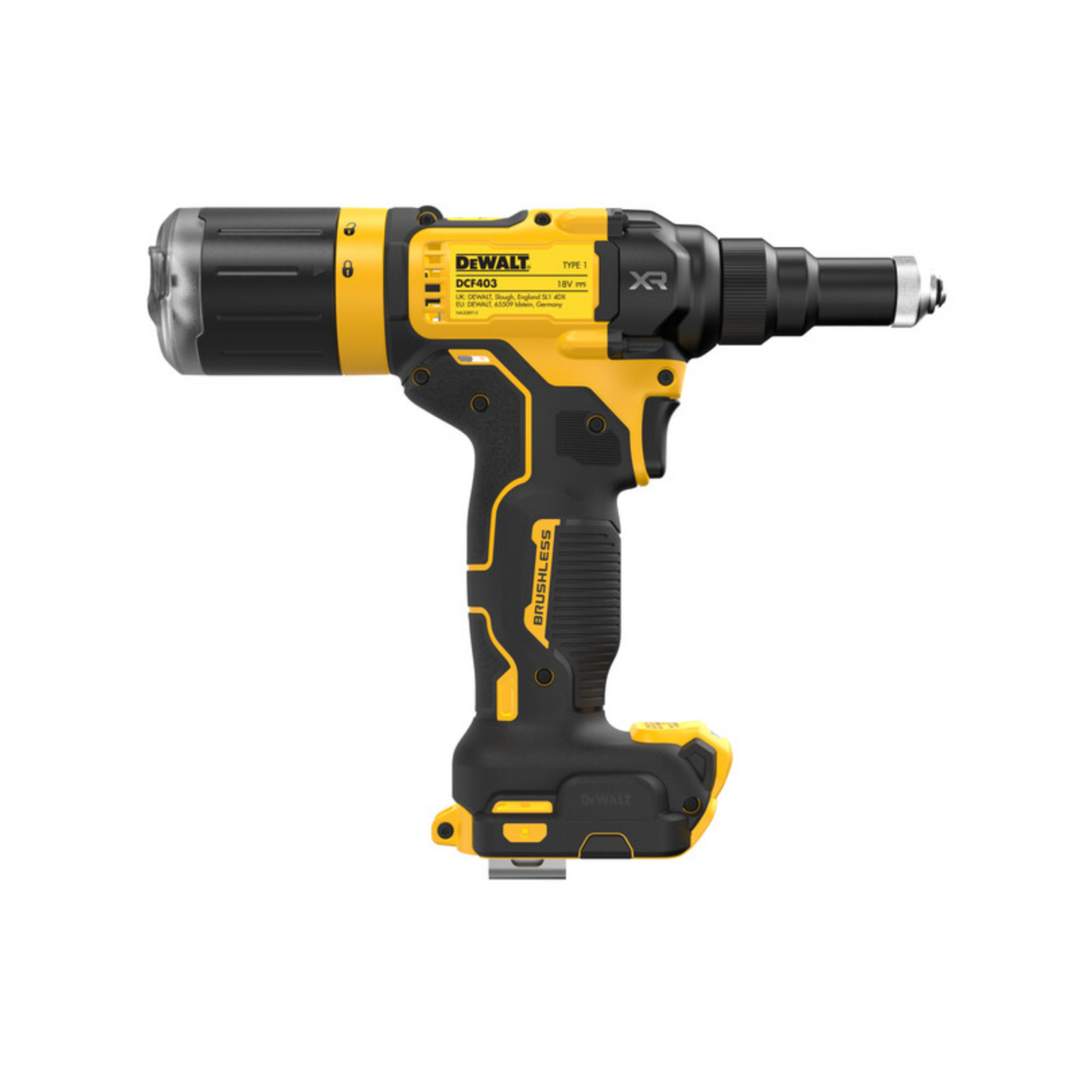 Dewalt Rivet Gun - 18V - 4.8mm - 10,000N