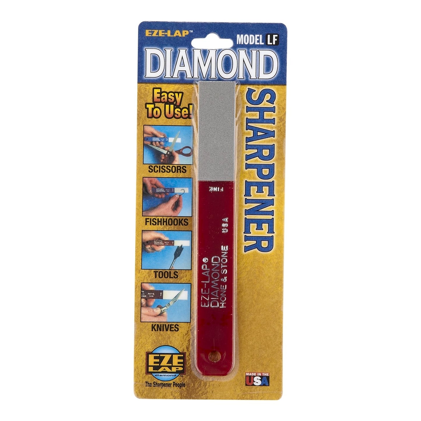 Eze Lap Diamond Fine Hone Sharpener - 600-Grit - 20 x 150mm