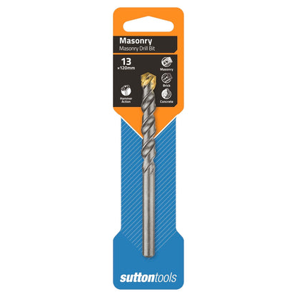 Sutton Tools Masonry Drill Bit - 13 x 120mm