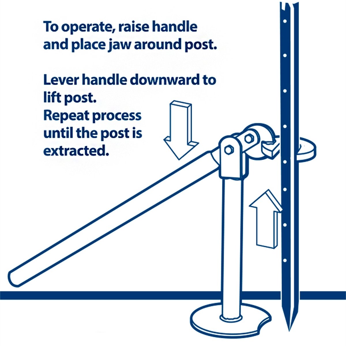Jack Steel Post Lifter - 180mm - Steel - Durable Construction