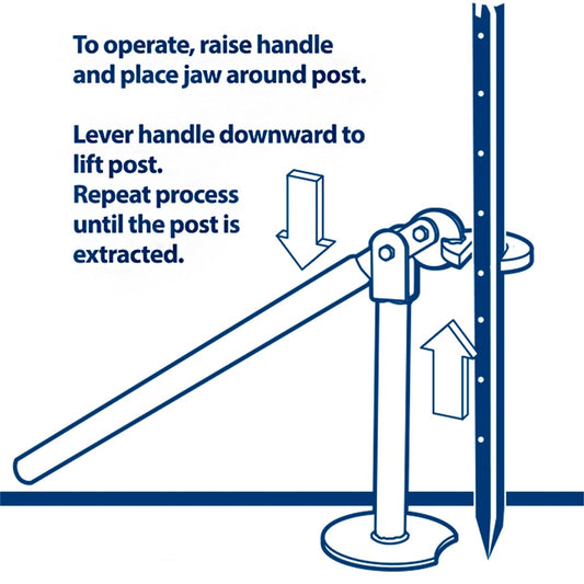 Jack Steel Post Lifter - 180mm - Steel - Durable Construction