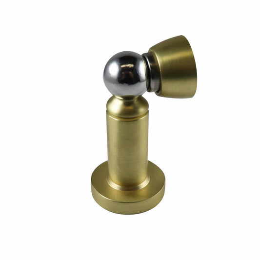 Adoored Brushed Brass Sphere Magnetic Door Stop