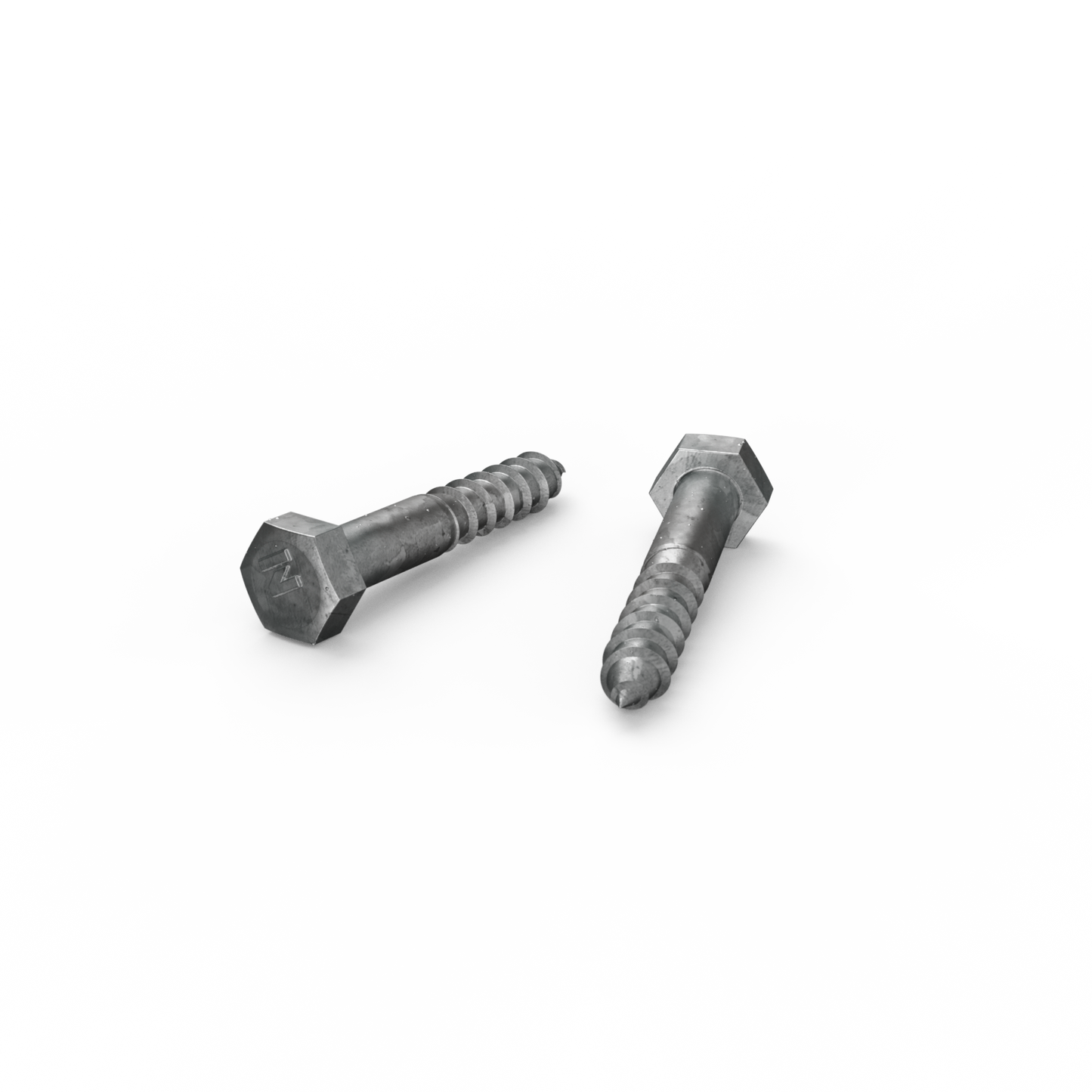 Zenith Hot Dip Galvanised Hex Head Coach Screws - M8 x 50mm - 25 Pack
