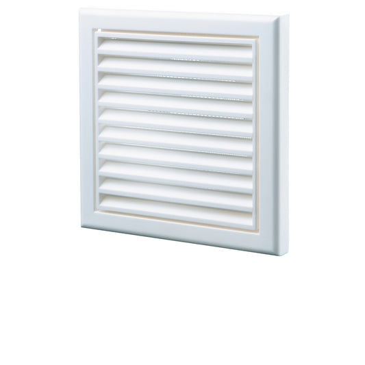 Blauberg 100mm White Square Fixed Grille