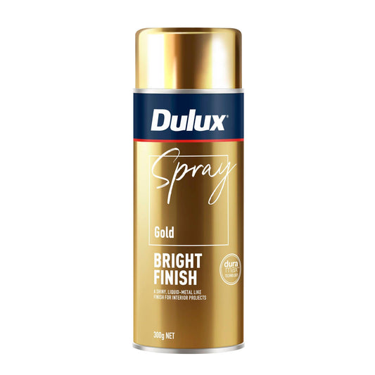 Dulux Gold Bright Finish Effects Spray Paint - 300g