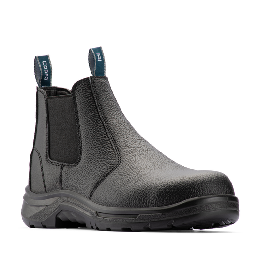 Bata Men's Black Cobra Pull On Safety Boot - UK Size 10