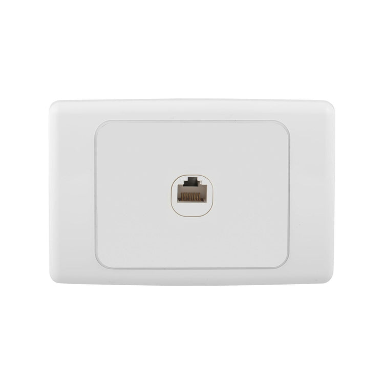 Deta Cat 6 Single Ethernet RJ45 Outlet