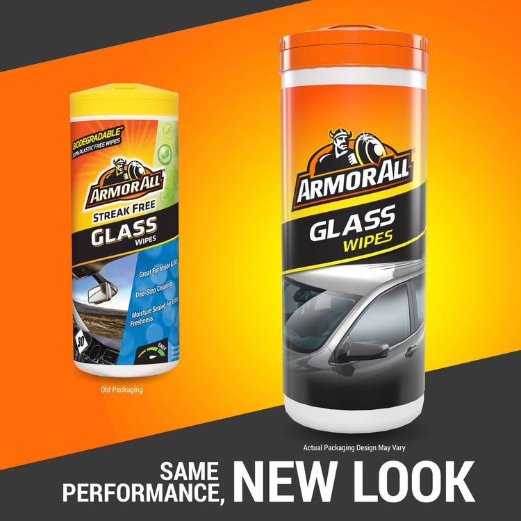 Armor All Glass Cleaner Wipes 30 Pack