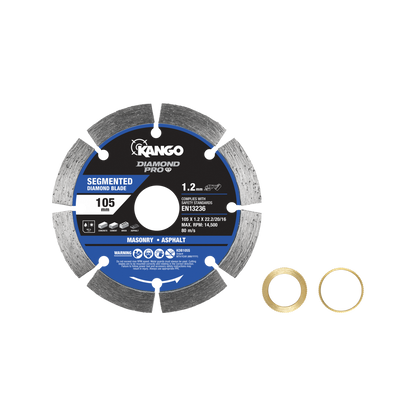 Kango Diamond Saw Blade - 105mm - Segmented - Dry Cutting