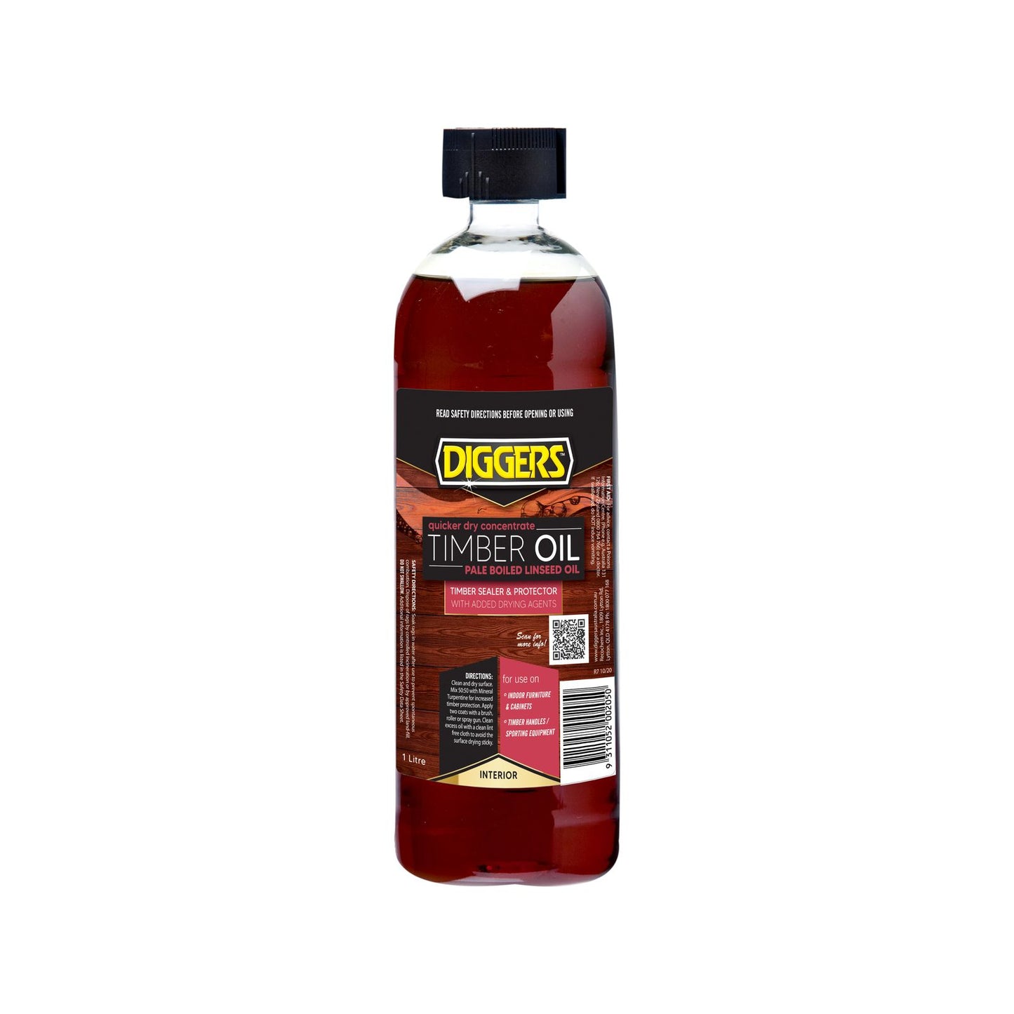 Diggers Timber Oil Quicker Dry Concentrate - 1L