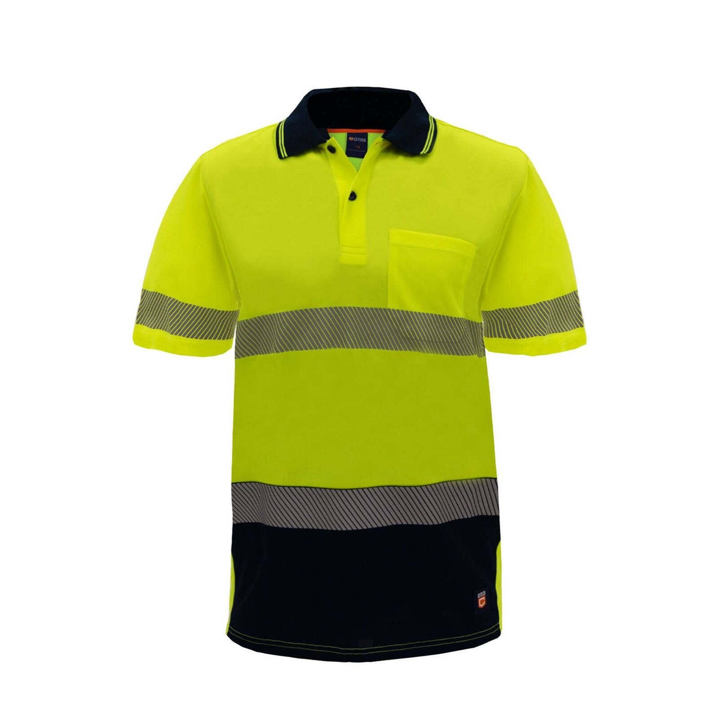 Citeco Yellow Hi Vis Short Sleeve Polo - XL
