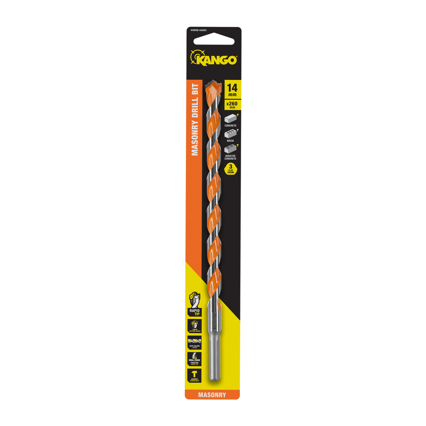 Kango Masonry Drill Bit - 14mm x 260mm