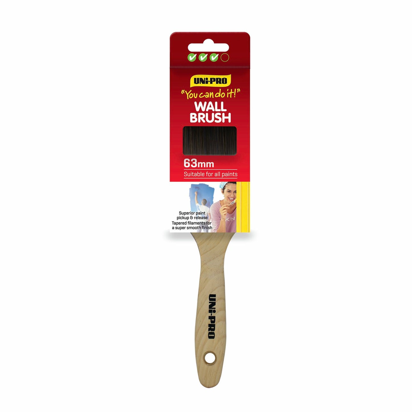 Uni Pro Wall Paint Brush - 63mm