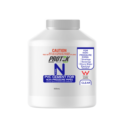 Protek Type N Clear PVC Cement - 500ml