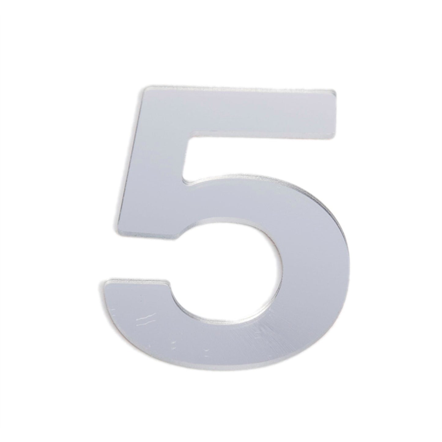 Sandleford Self Adhesive House Number 5 - 25mm - Silver