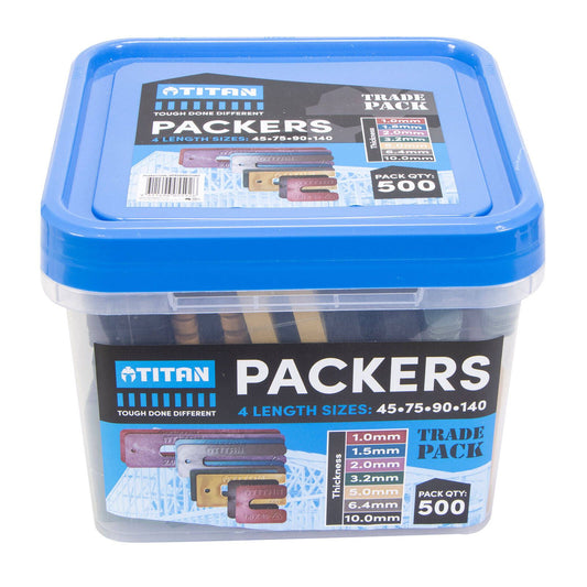 Titan Mixed Window Packers - 4 Sizes - 500 Piece