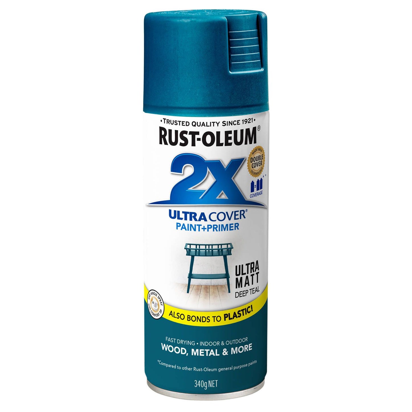 Rust-Oleum 2X Ultra Cover Spray Paint - 340g - Deep Teal